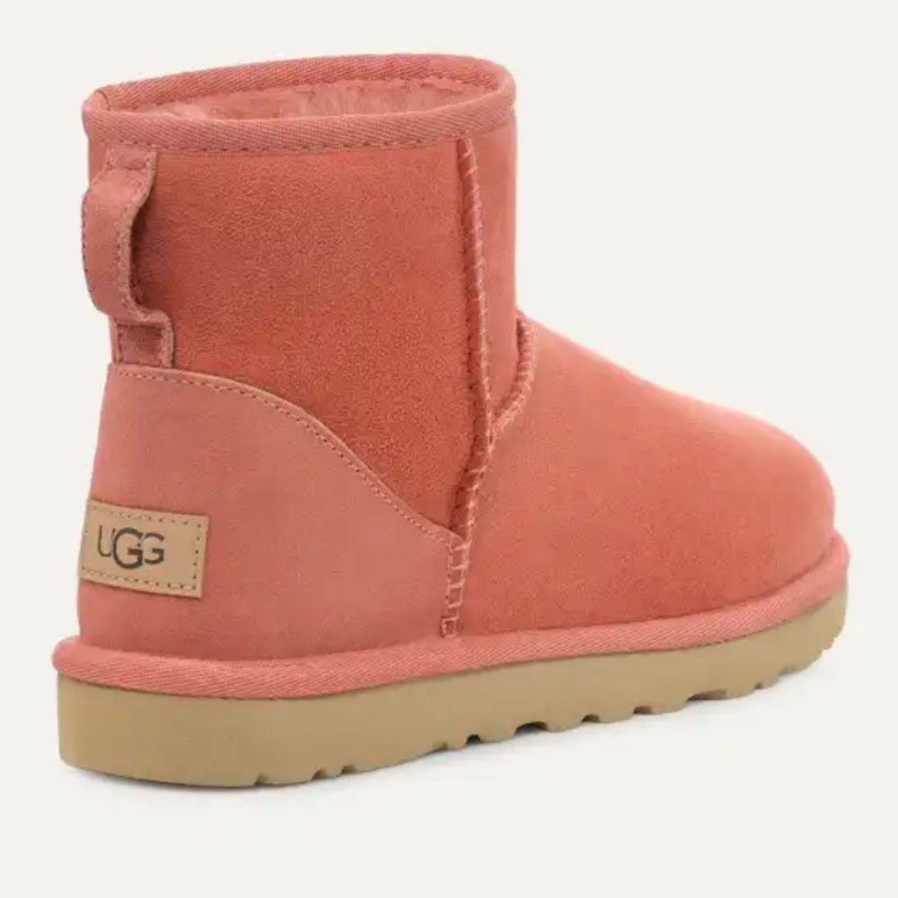 UGG Classic Mini II Boot in Vibrant Coral size 8 M